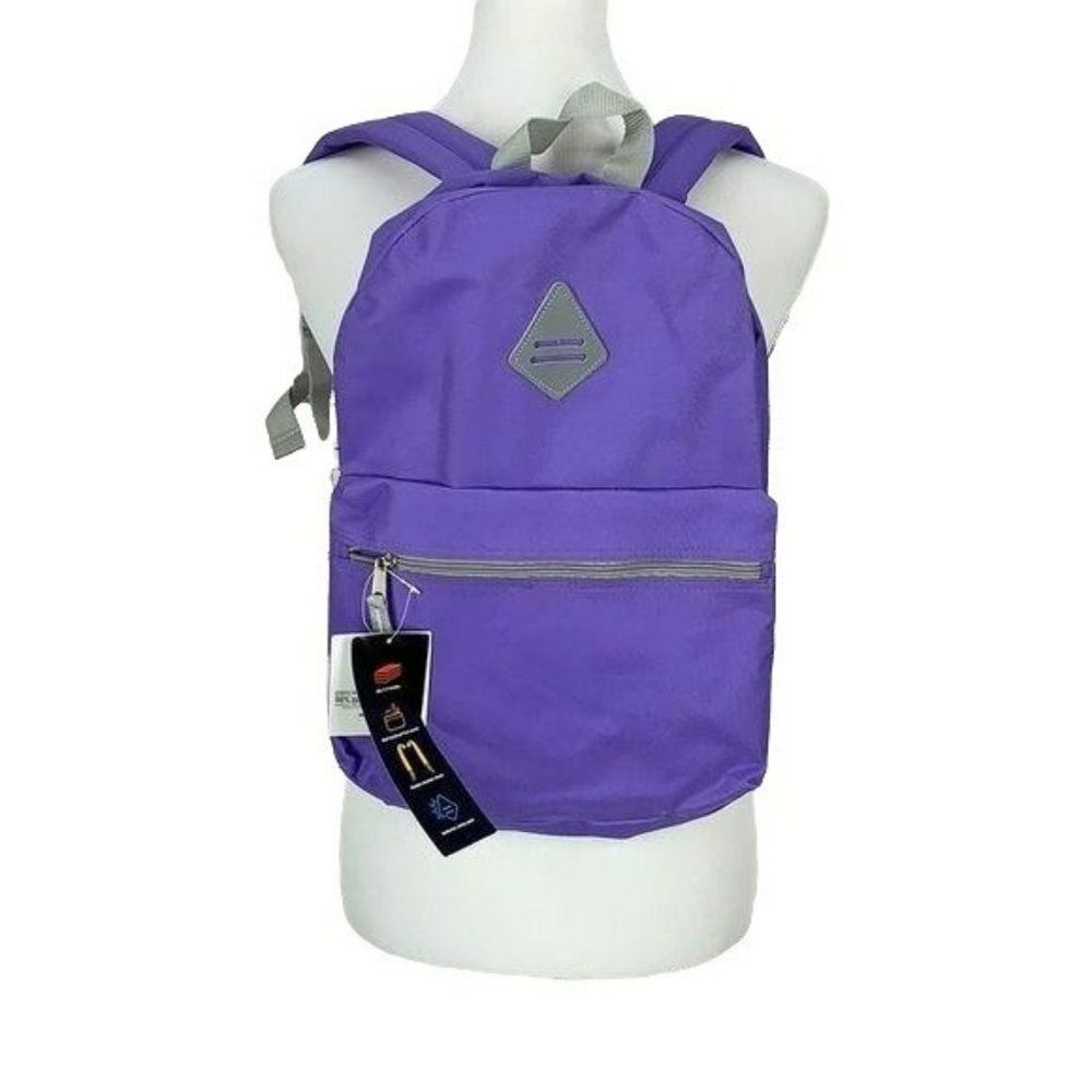 Wexford Girls School Backpack Purple and Gray‎ Back Pack Solid Color